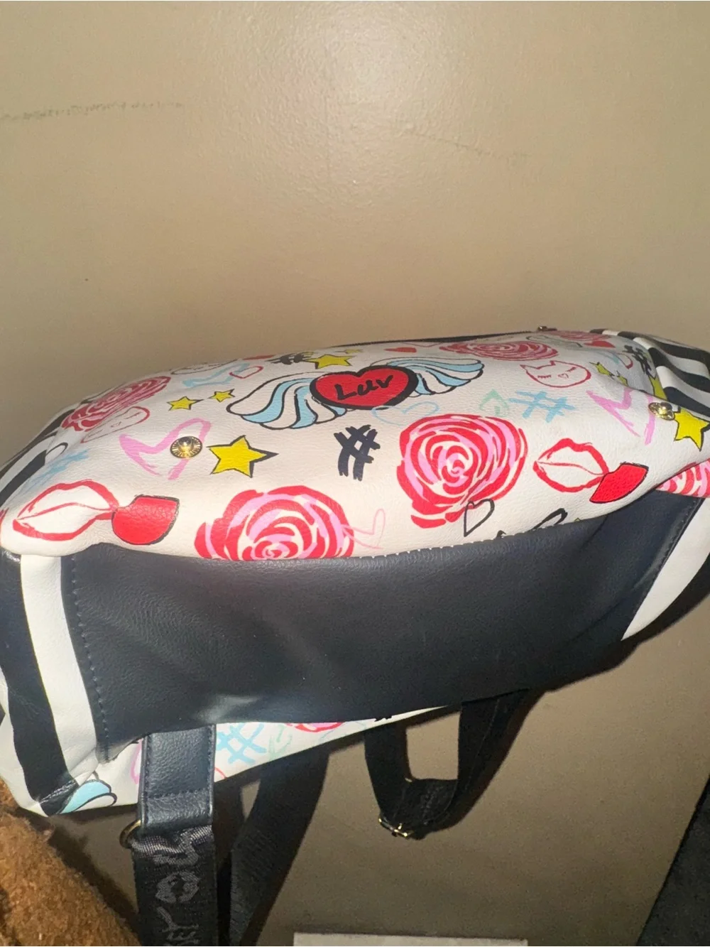 Betsey Johnson Graphic Backpack